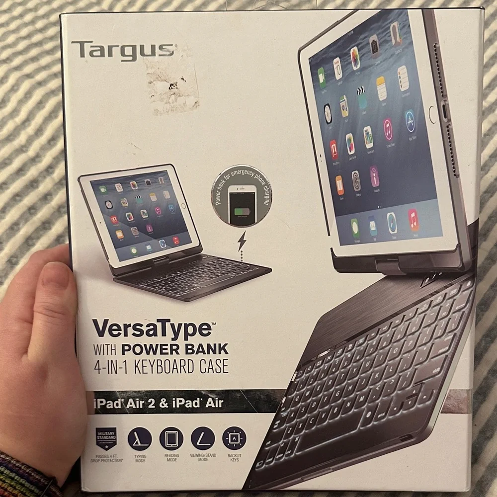 Targus VersaType Black Keyboard Case for iPad Air 2 & iPad Air